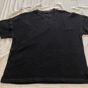 XL STAMPD black knitted tee